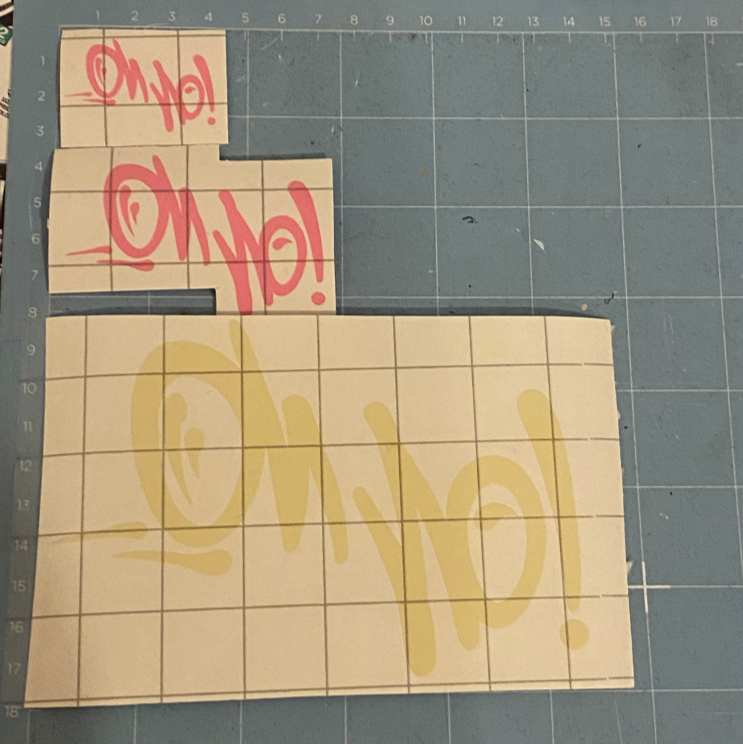oh.no! sticker - vinyl sticker