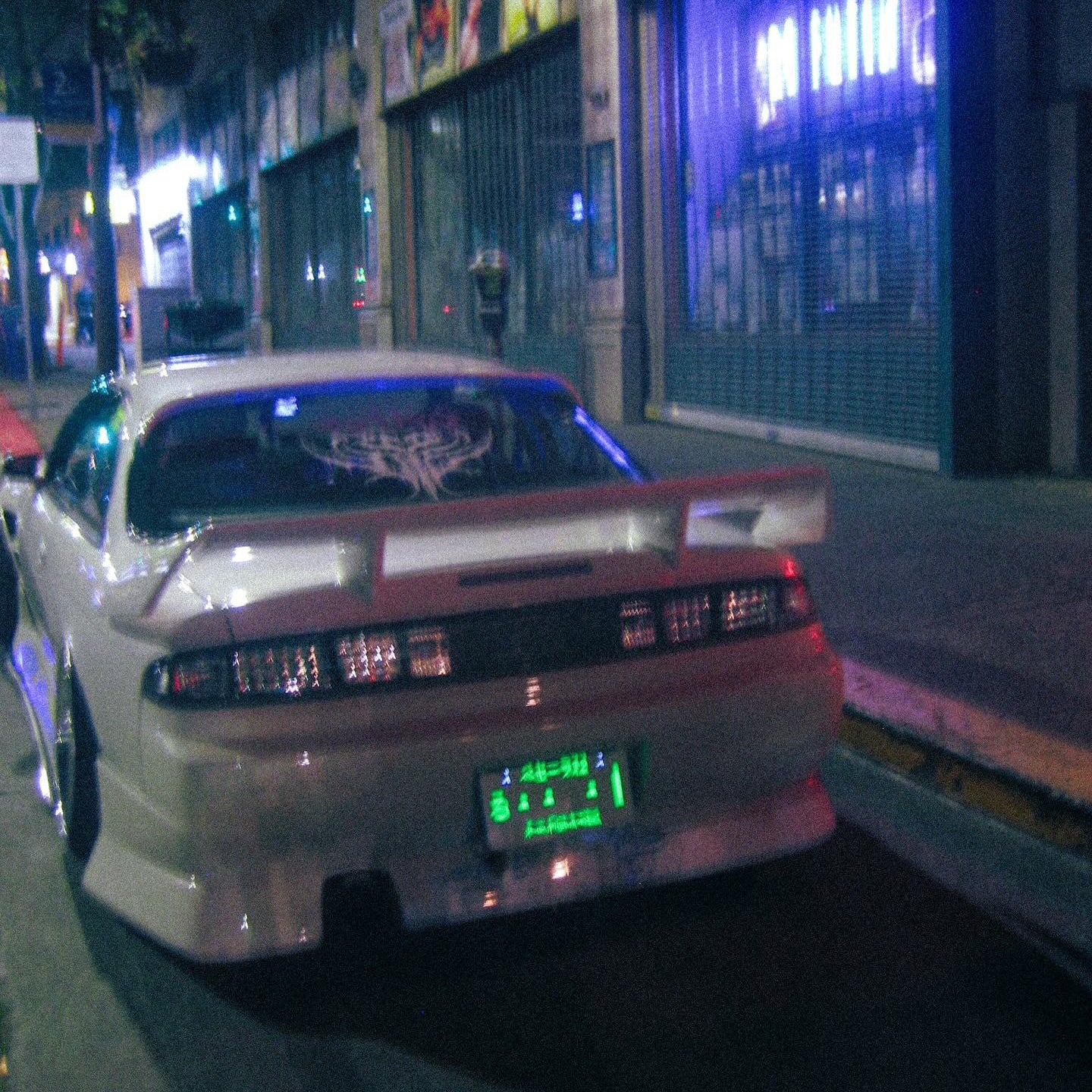 JDM Style Glowing Number Plates