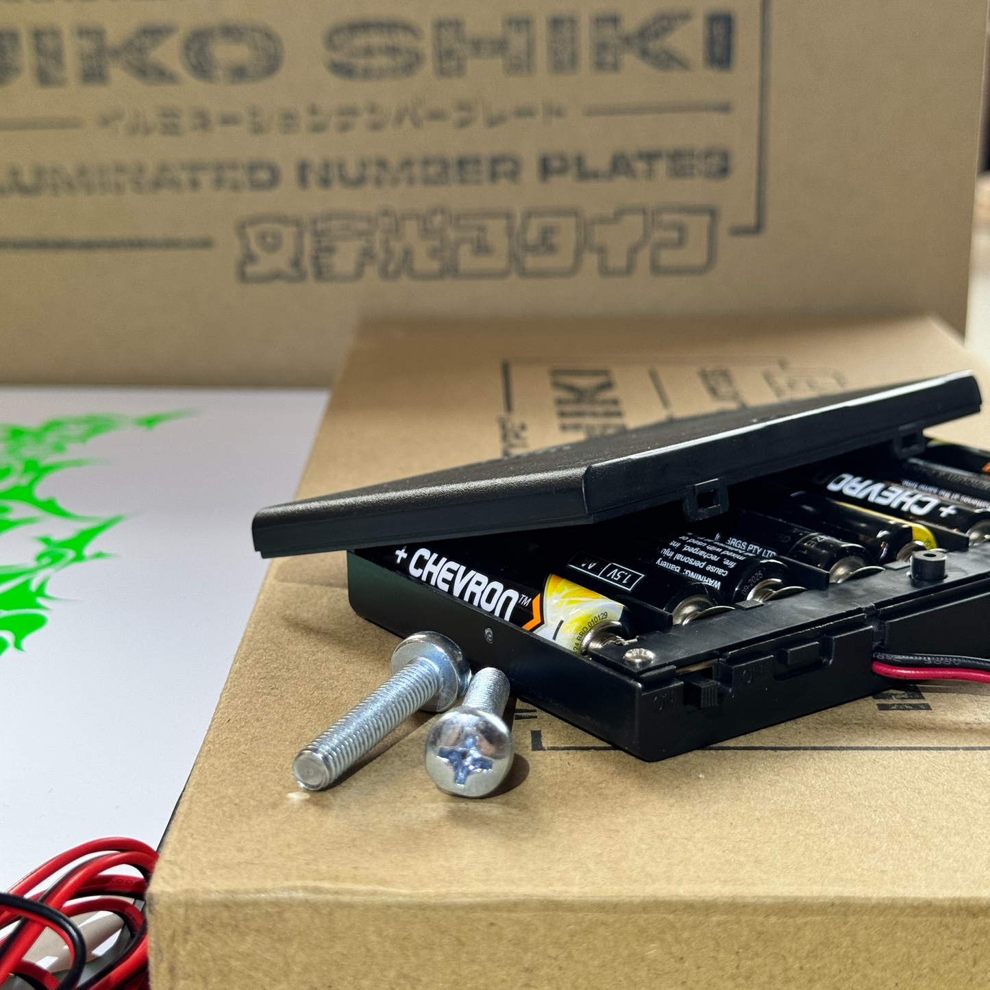 BRAND / LOGO Glowing Number Plates (Custom)