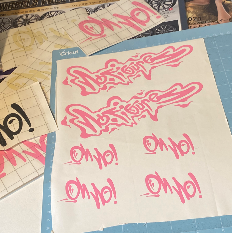 oh.no! sticker - vinyl sticker