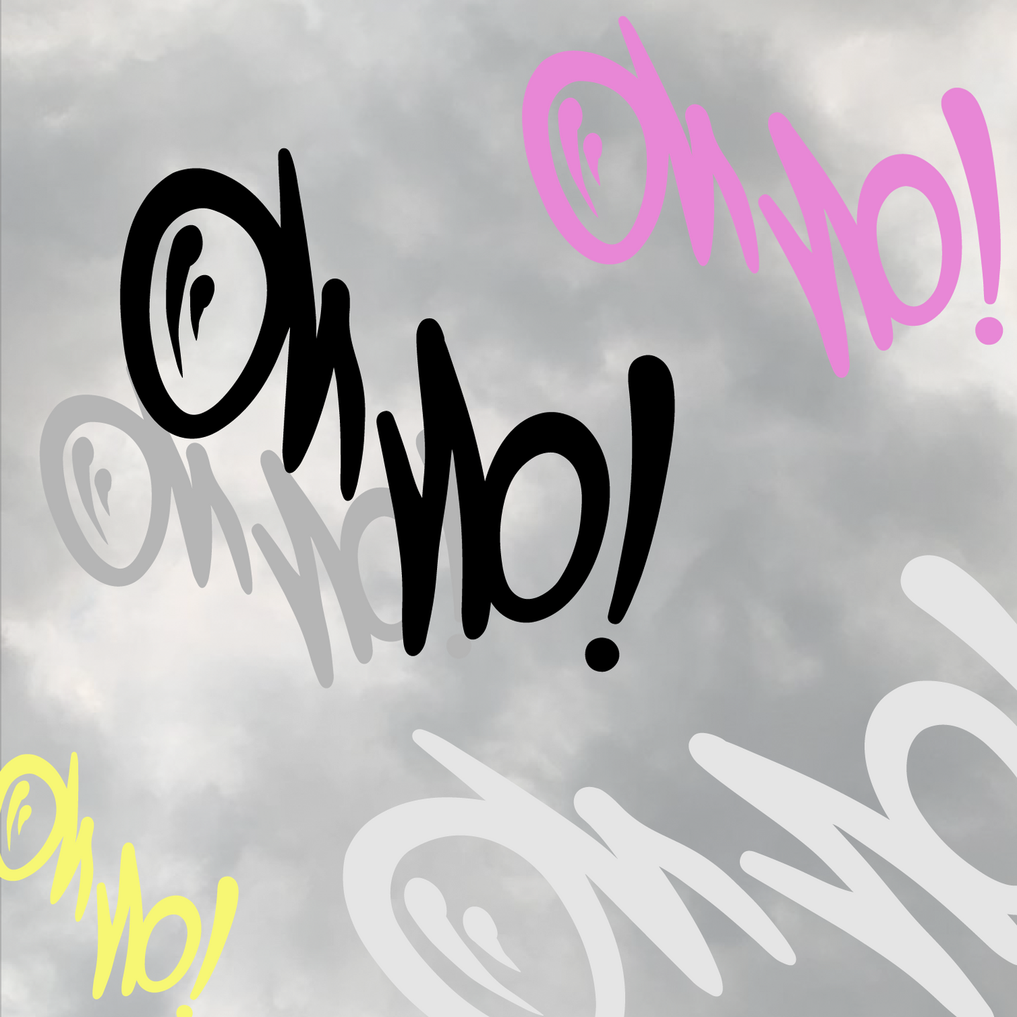 oh.no! sticker - vinyl sticker