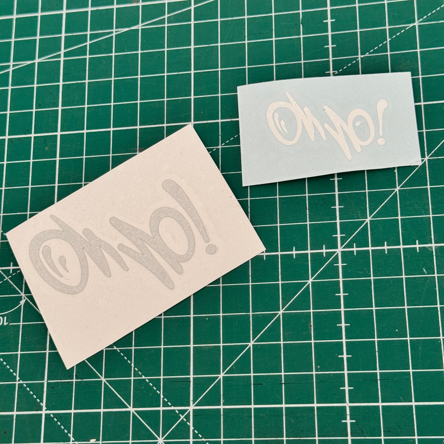 oh.no! sticker - vinyl sticker