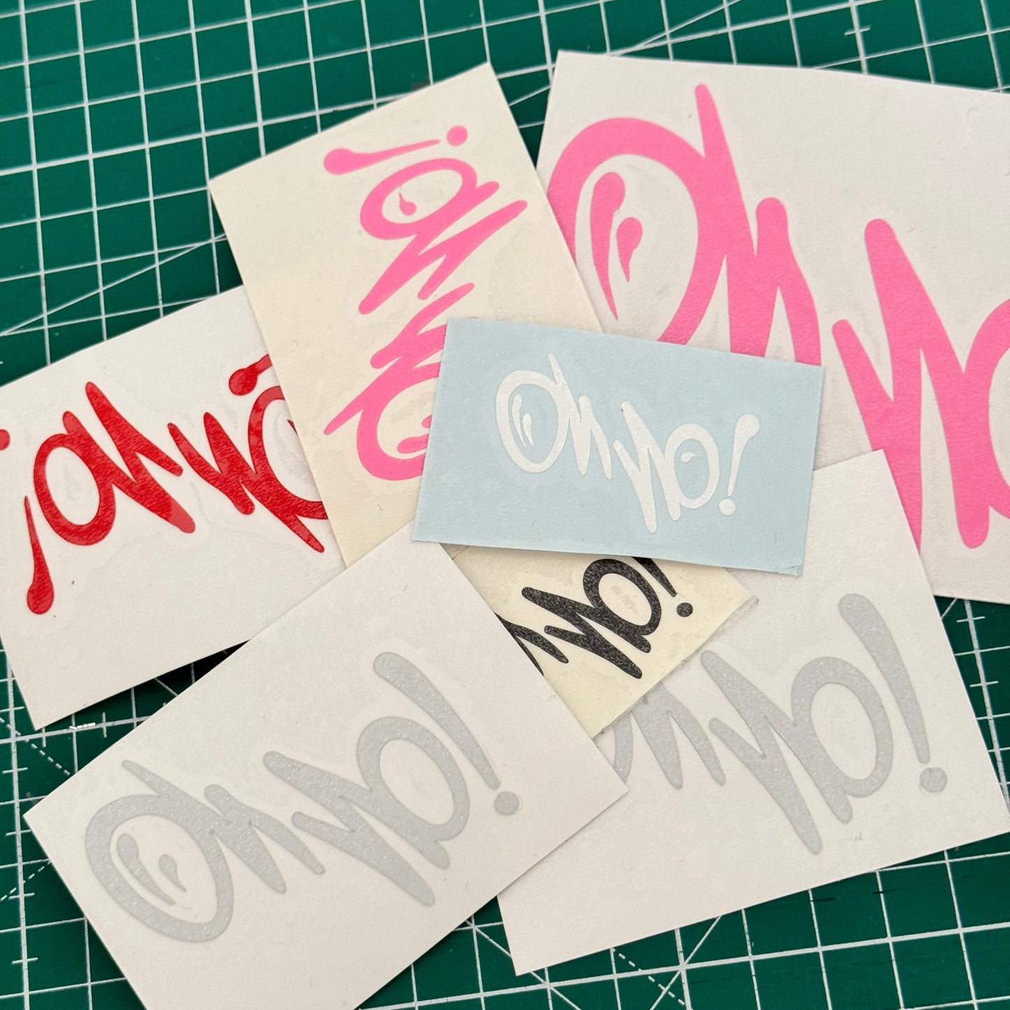 oh.no! sticker - vinyl sticker